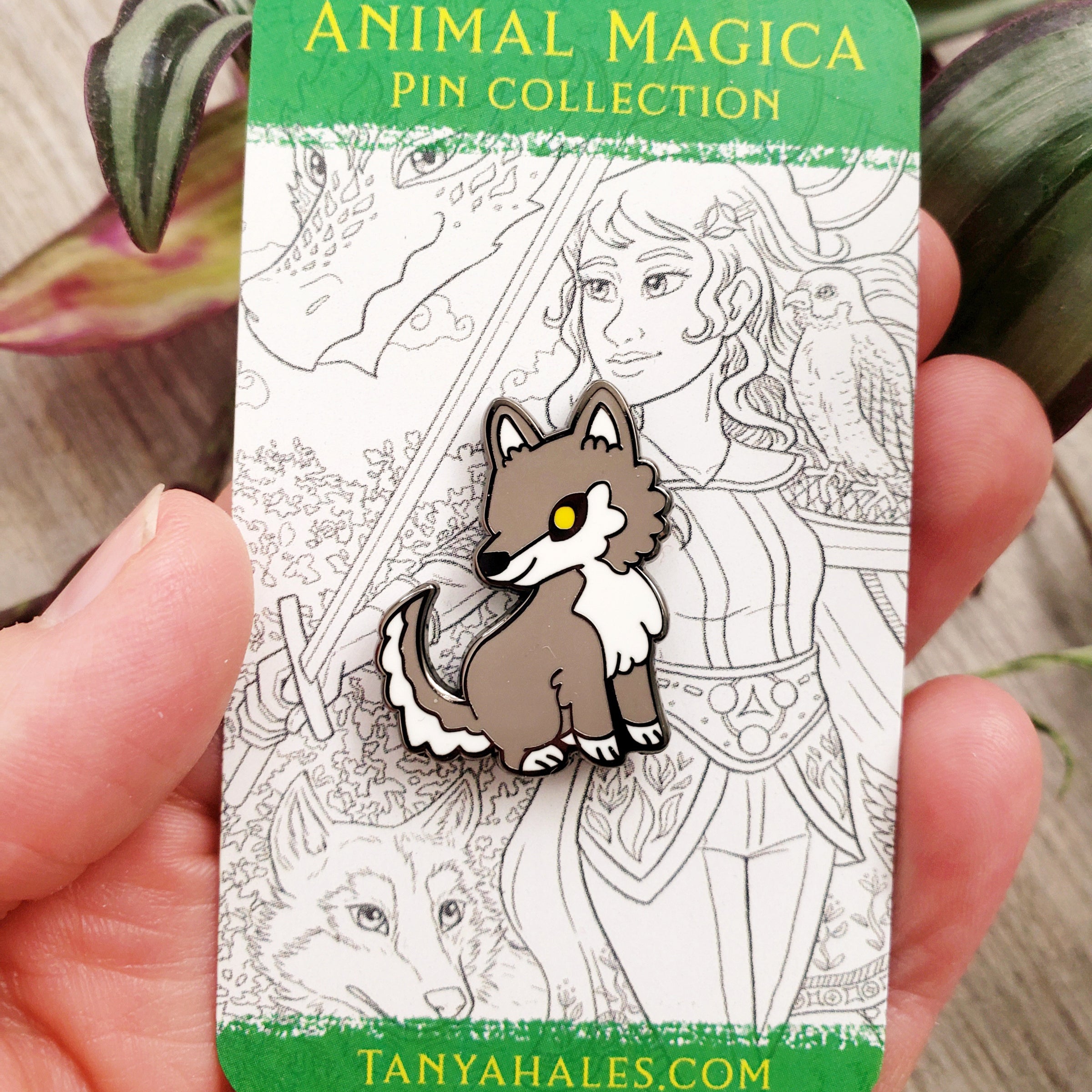 Wolf Hard Enamel Pin