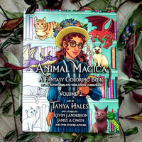 Animal Magica: A Fantasy Coloring Book, volume 2 paperback