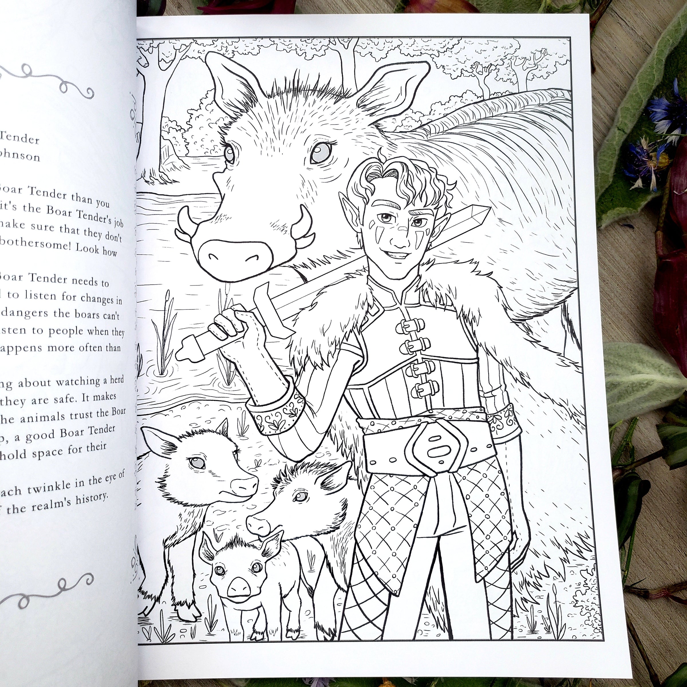 Animal Magica: A Fantasy Coloring Book, volume 2 paperback