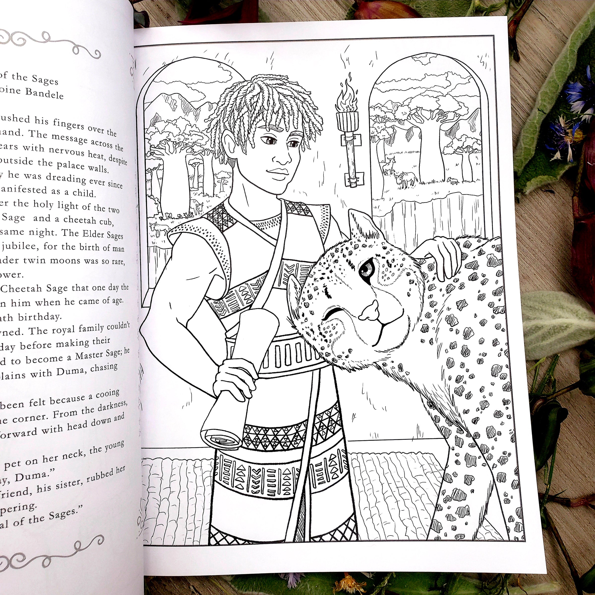 Animal Magica: A Fantasy Coloring Book, volume 2 paperback