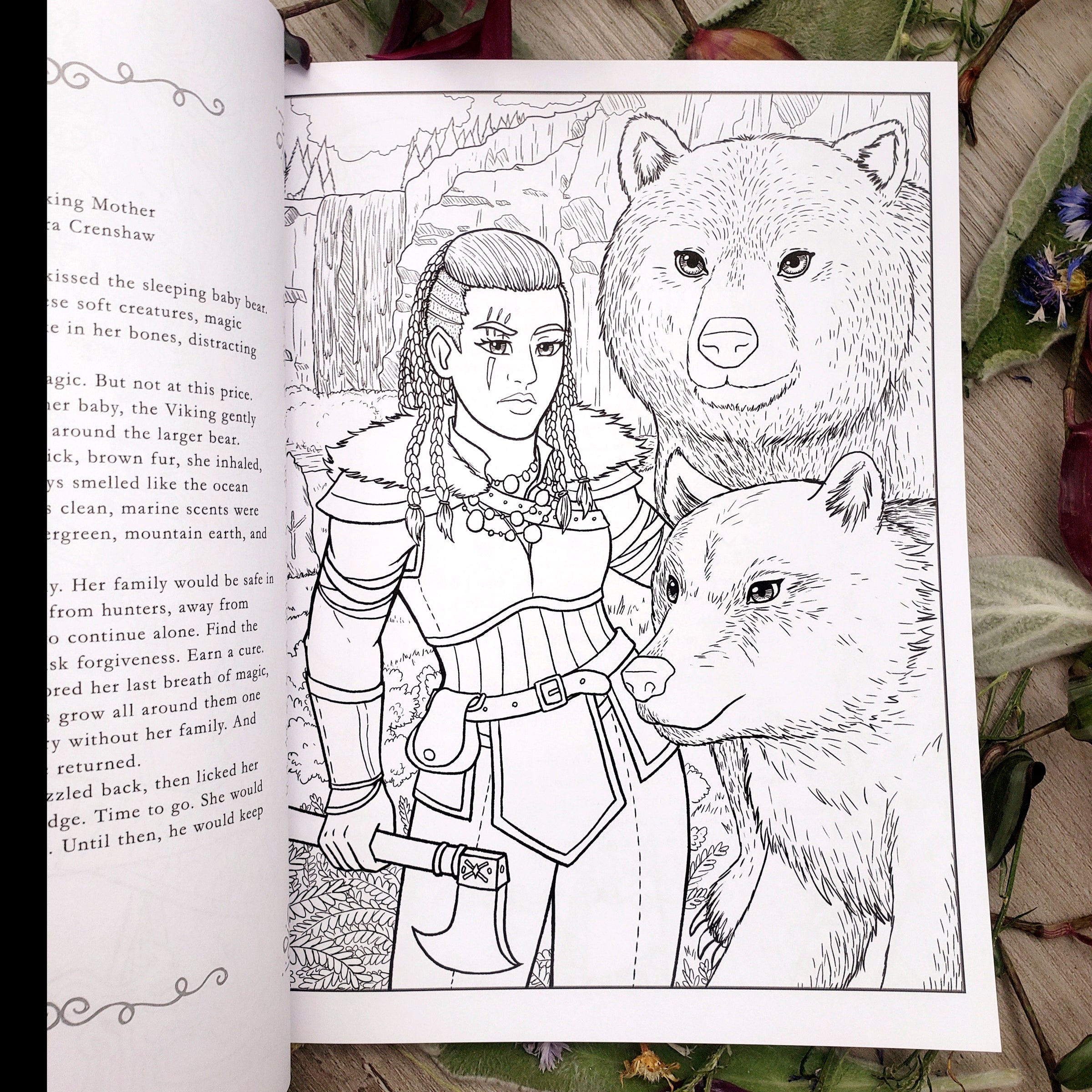 Animal Magica: A Fantasy Coloring Book, volume 2 paperback