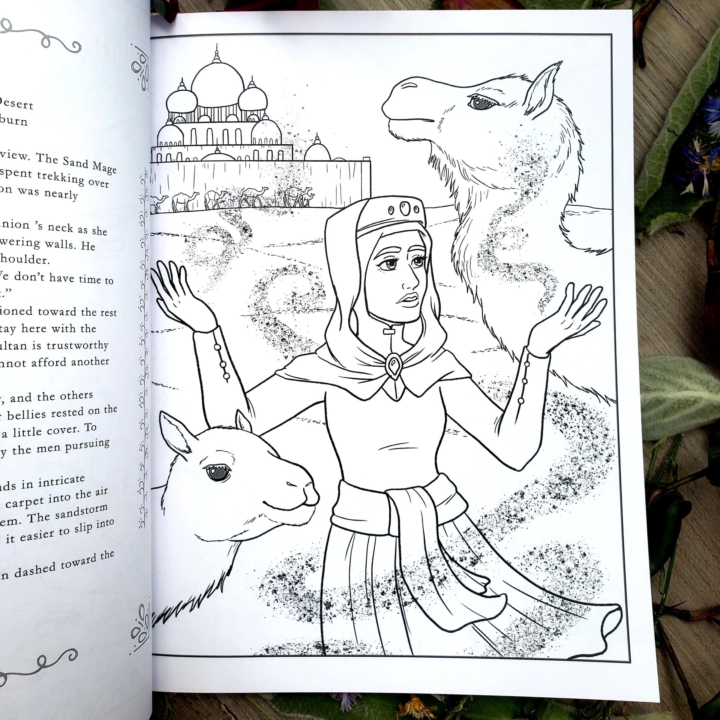 Animal Magica: A Fantasy Coloring Book, volume 2 paperback