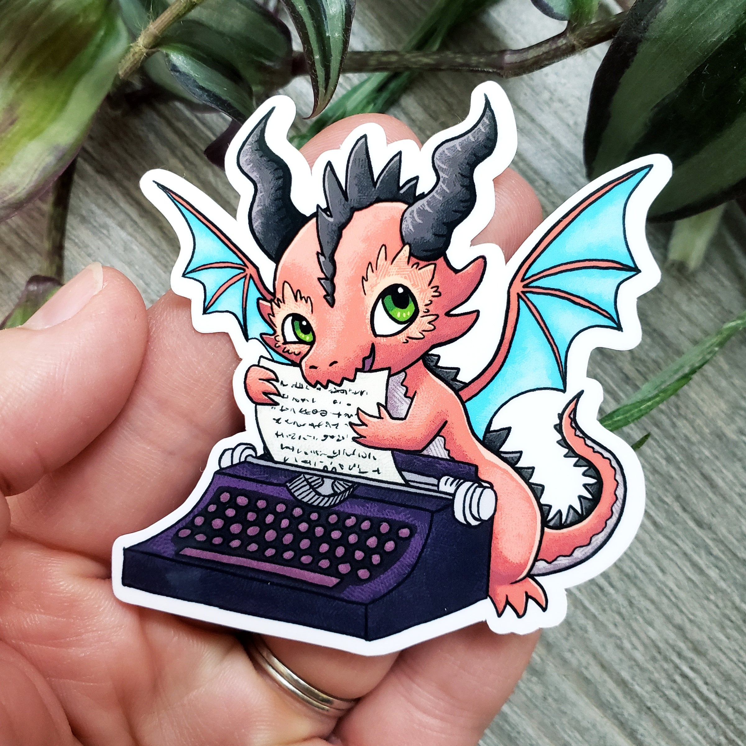 Manuscript Muncher Vinyl Sticker