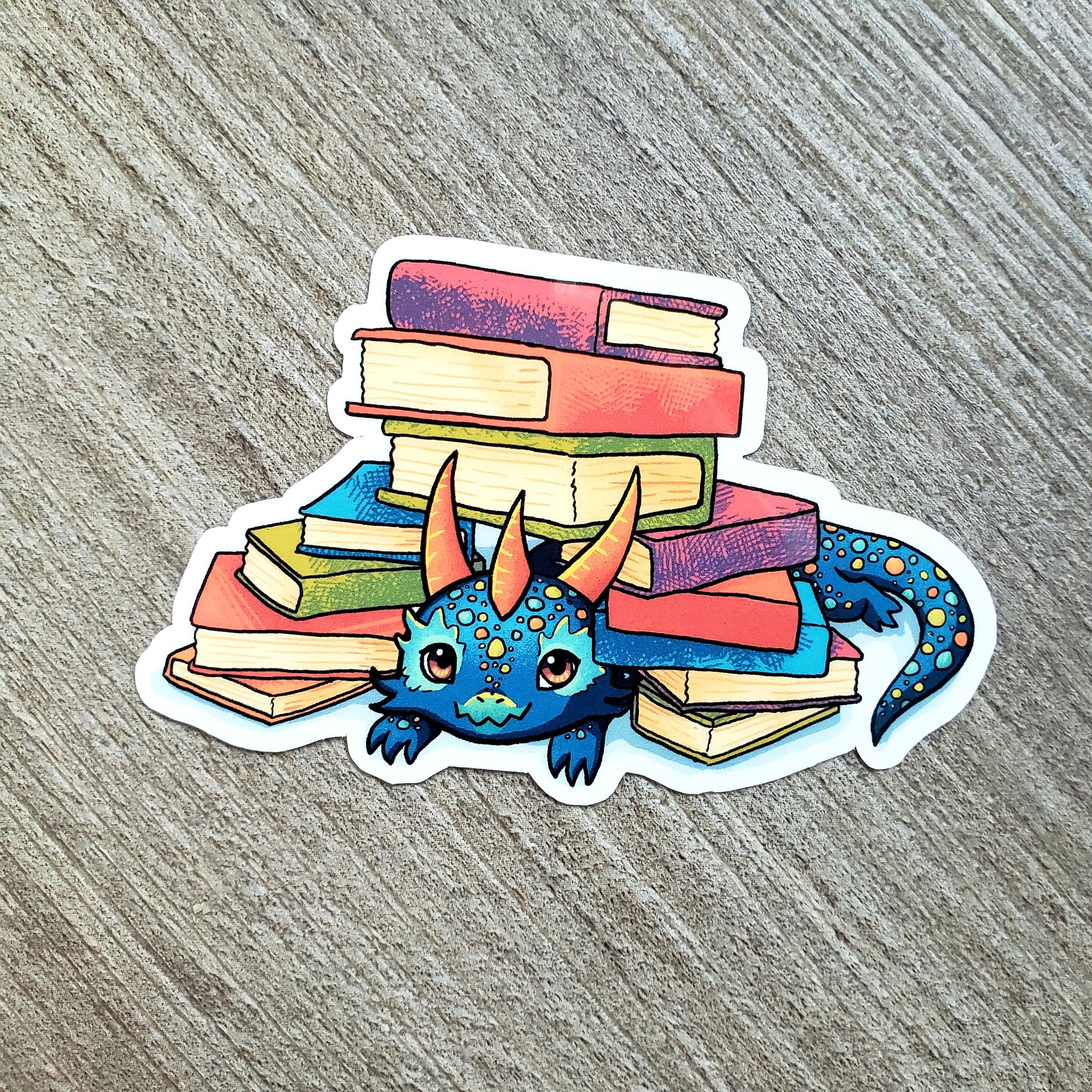 Bury Me in Books Vinyl Sticker