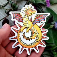 Sun Dragon Vinyl Sticker