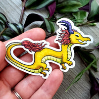 Asian Dragon Vinyl Sticker