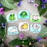 Animal Affirmations Vinyl Sticker Bundle