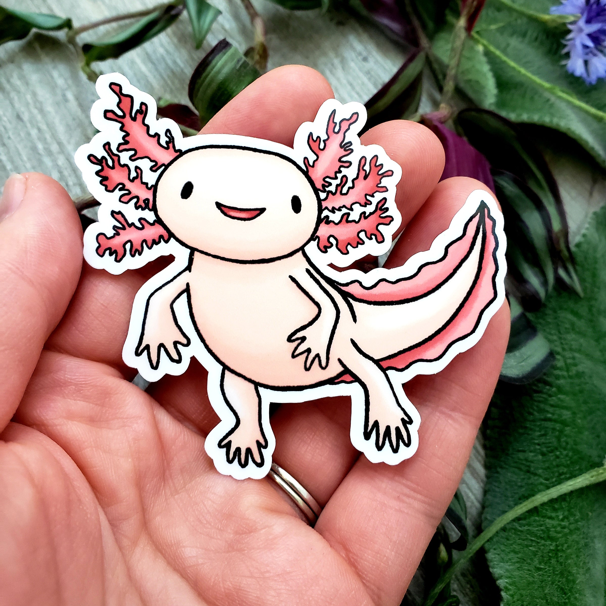 Axolotl Vinyl Sticker