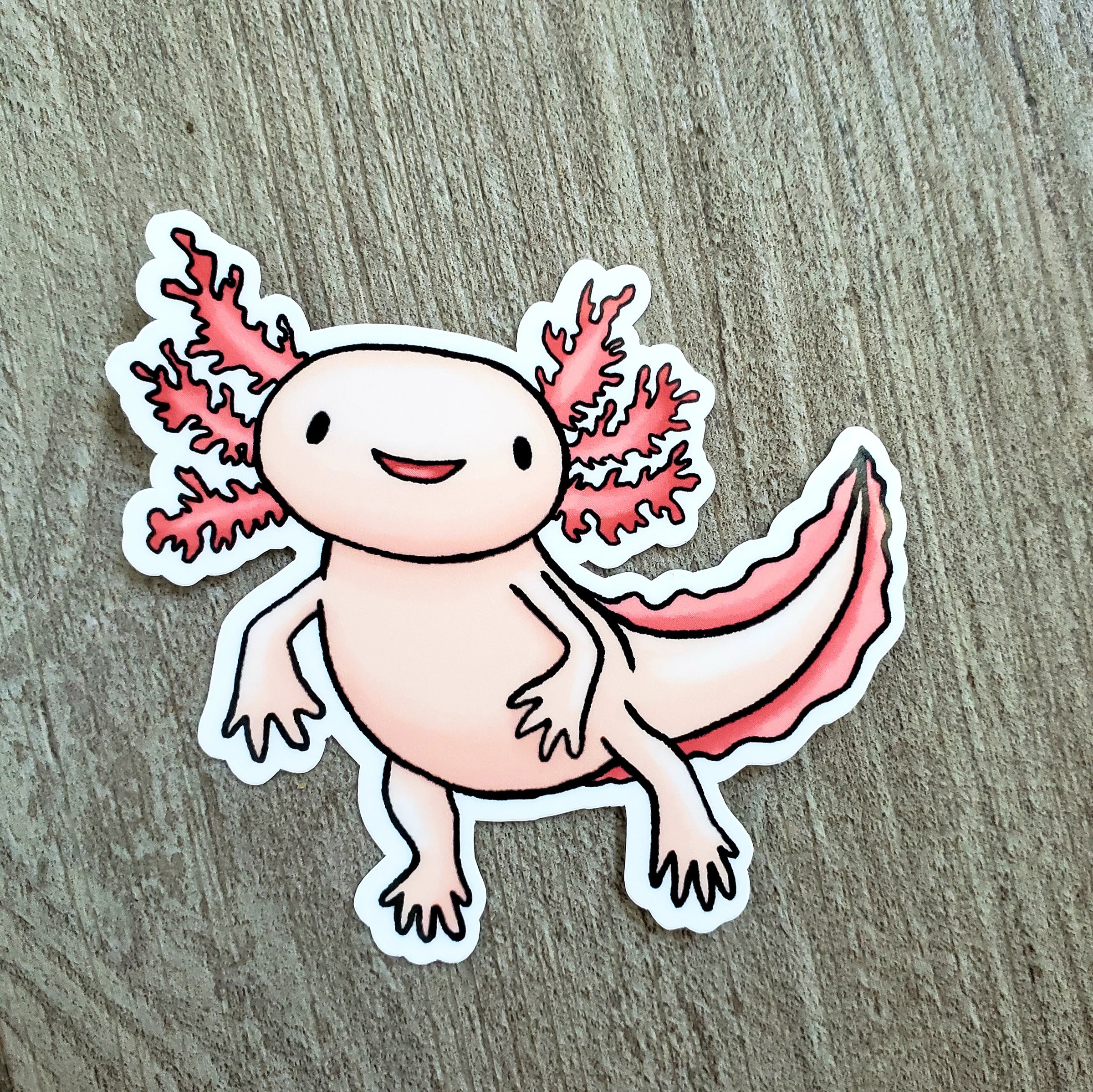 Axolotl Vinyl Sticker