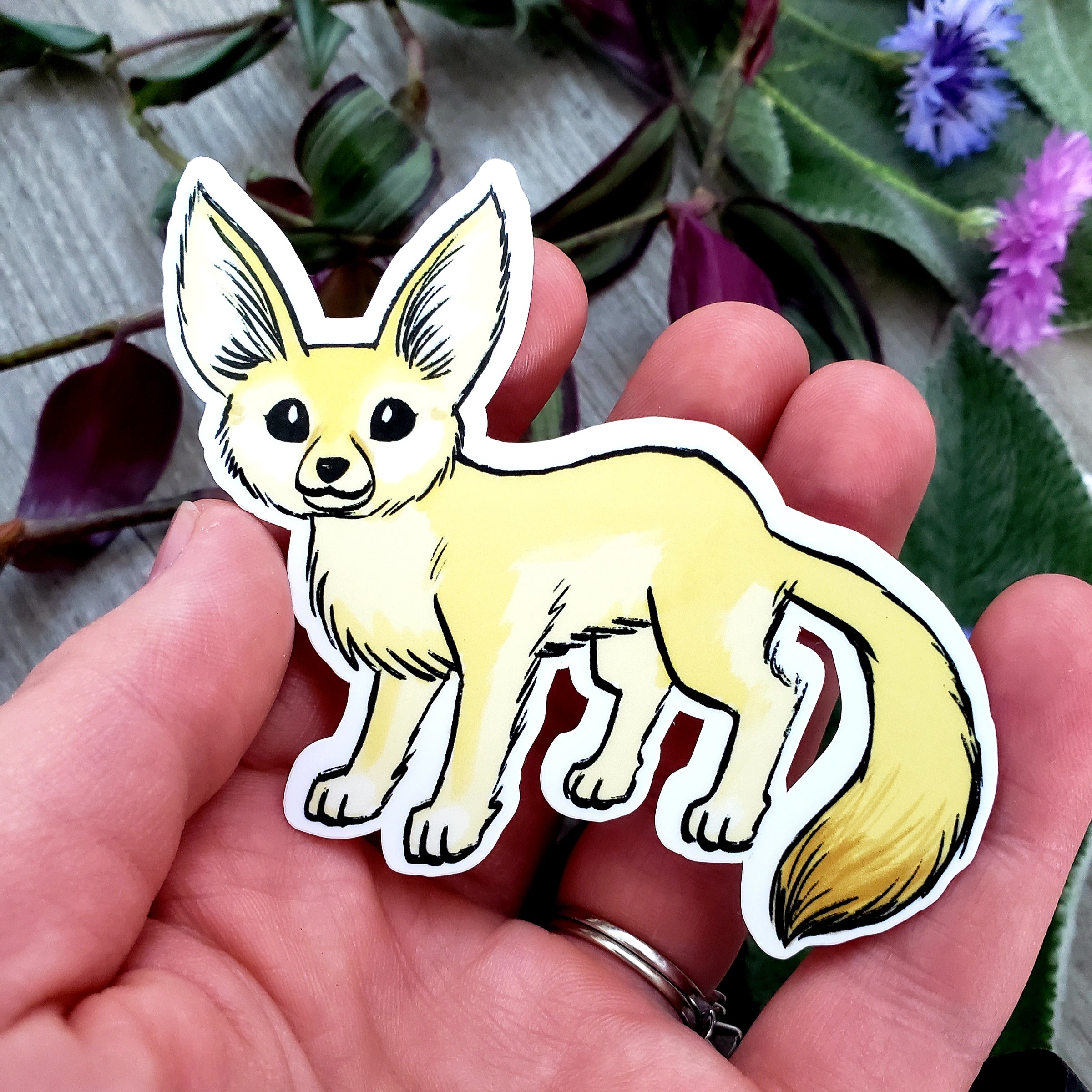 Fennec Fox Vinyl Sticker