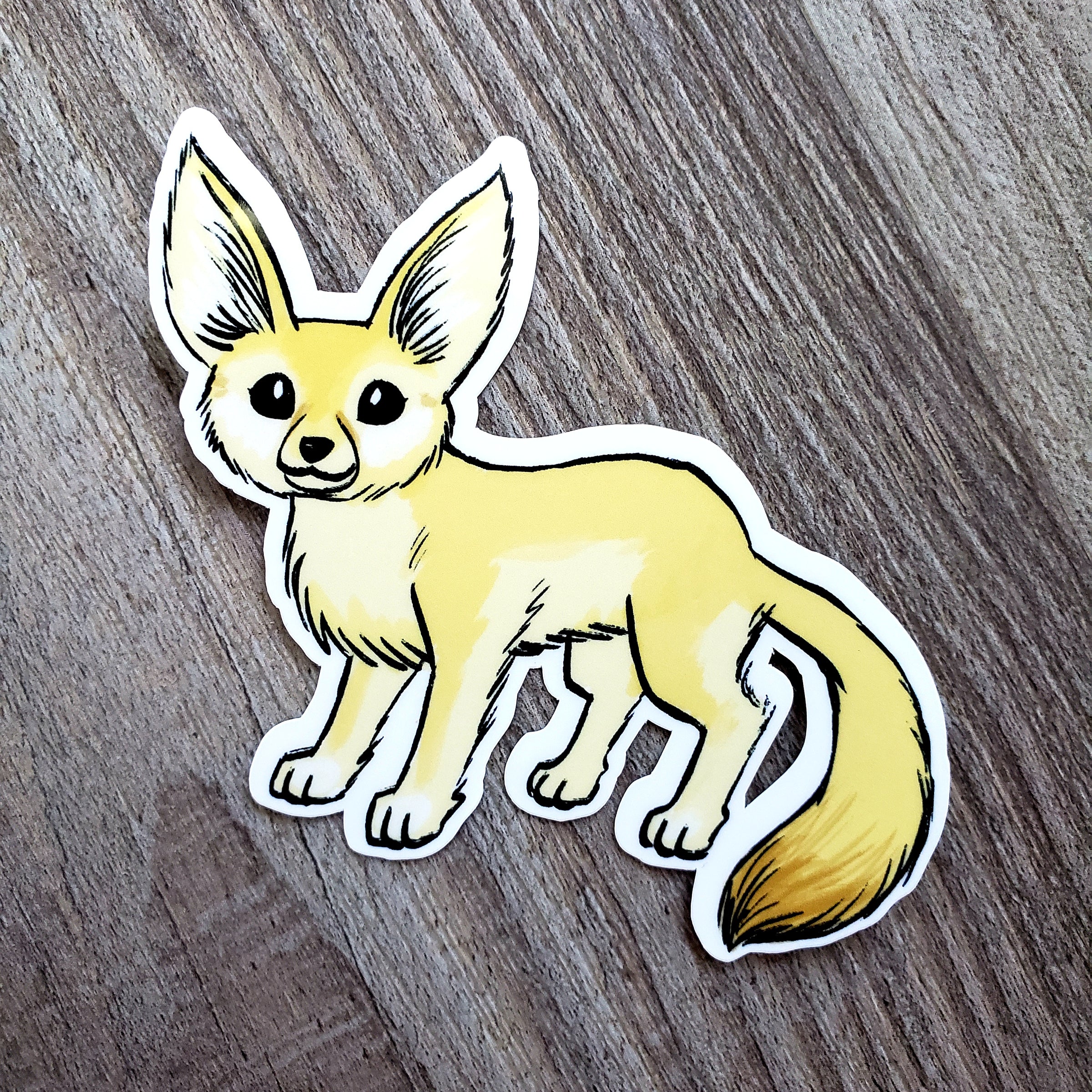 Fennec Fox Vinyl Sticker