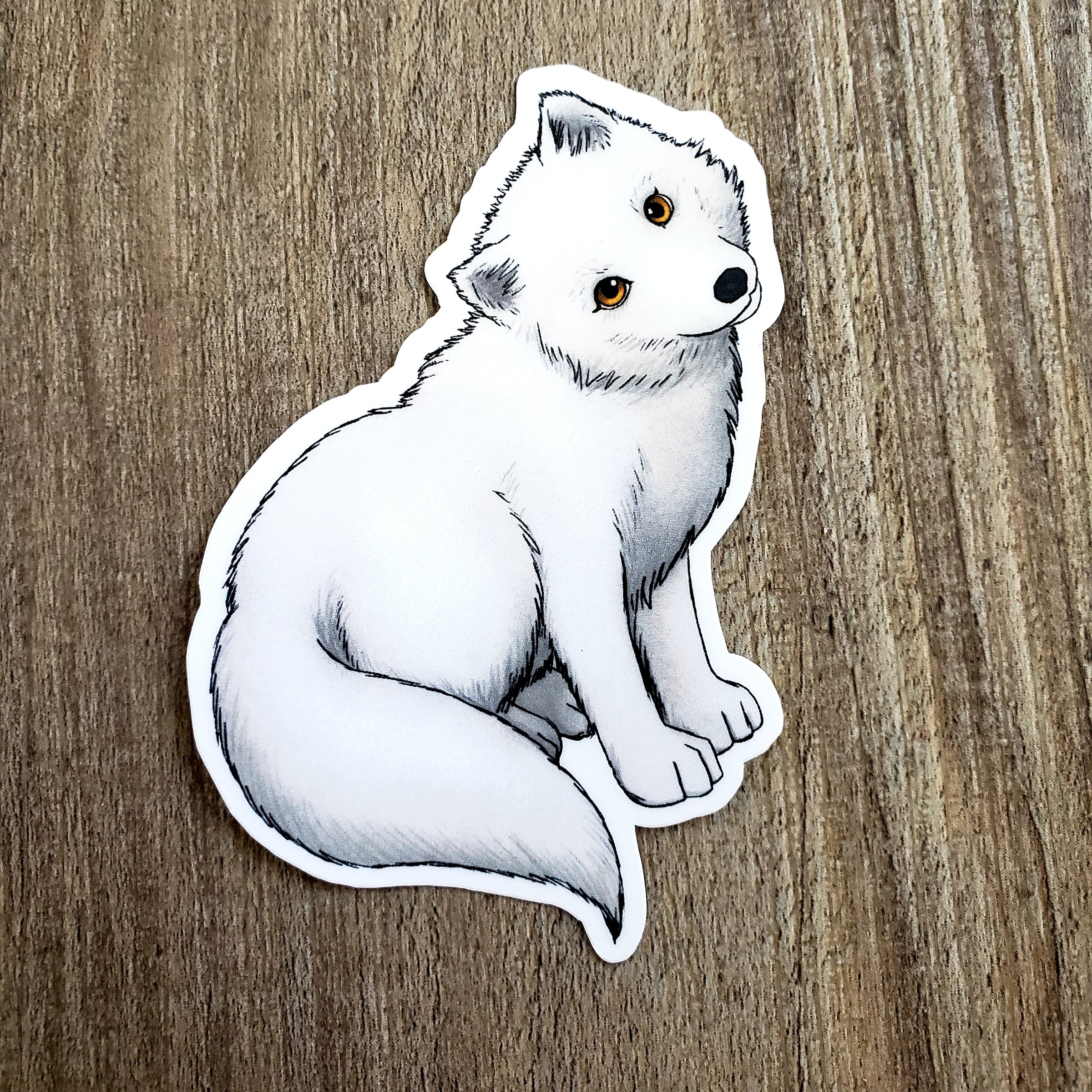 Arctic Fox Vinyl Sticker