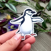 Chinstrap Penguin Vinyl Sticker