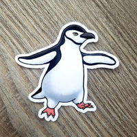 Chinstrap Penguin Vinyl Sticker