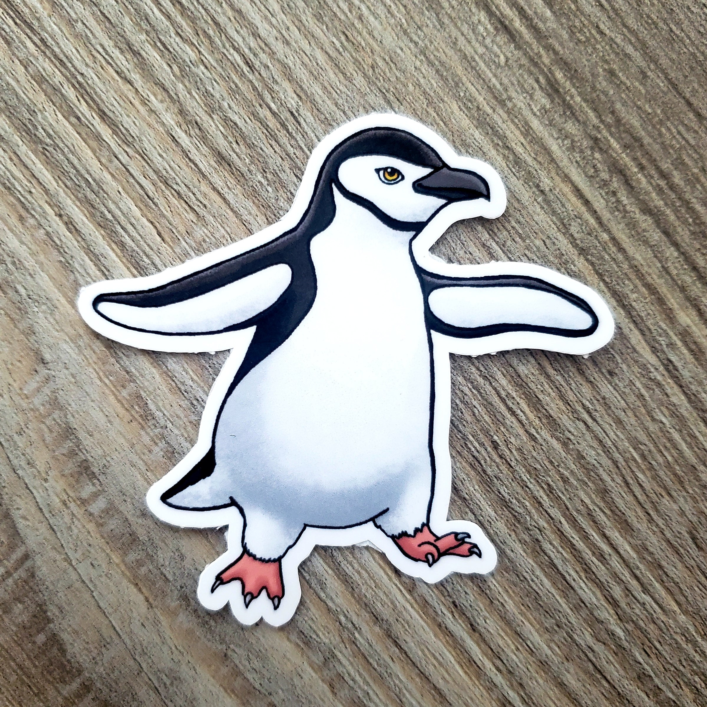 Chinstrap Penguin Vinyl Sticker