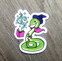Snake Warlock- Animal Adventurer Vinyl Sticker