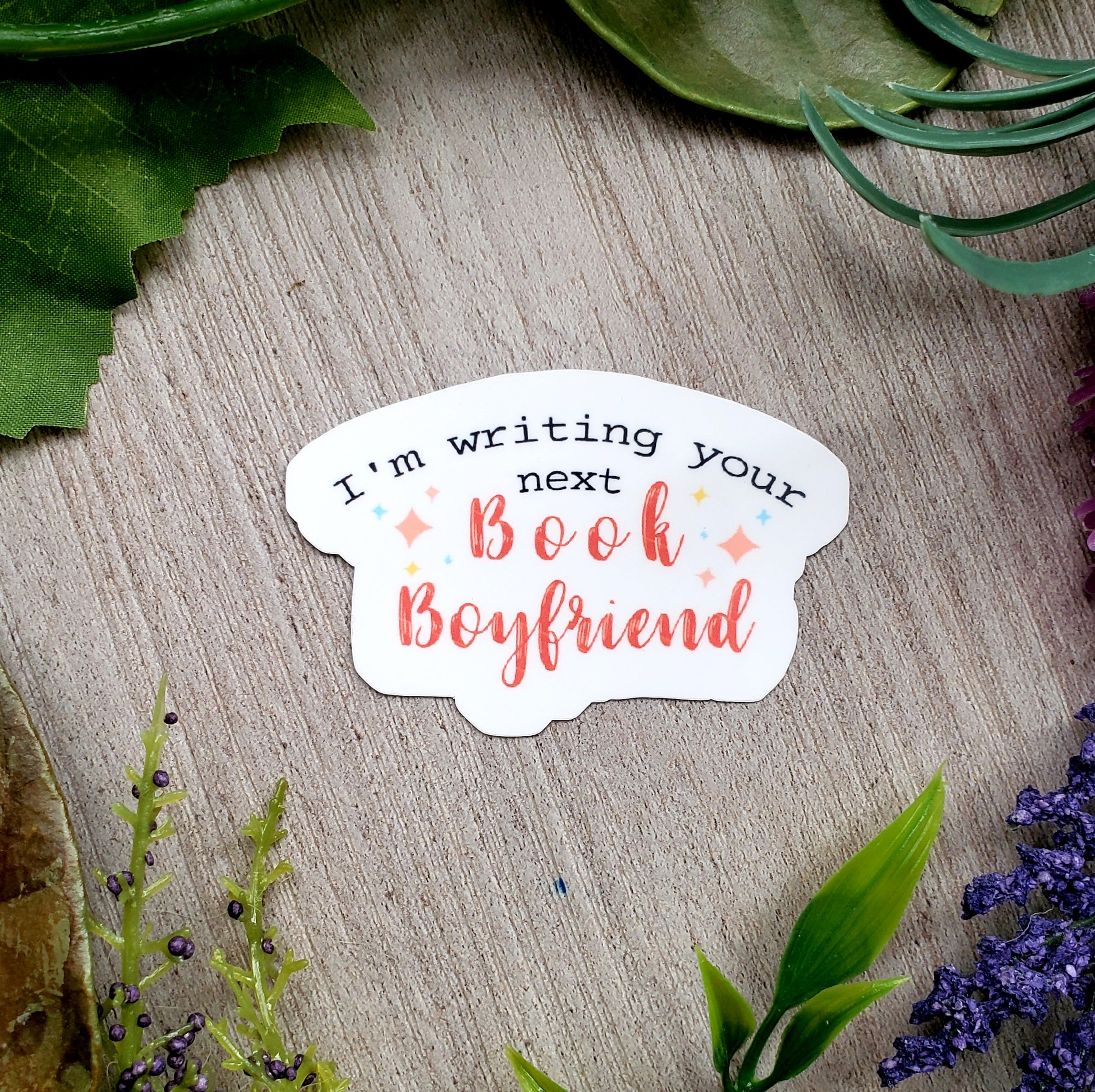 Book Boyfriend Vinyl Sticker