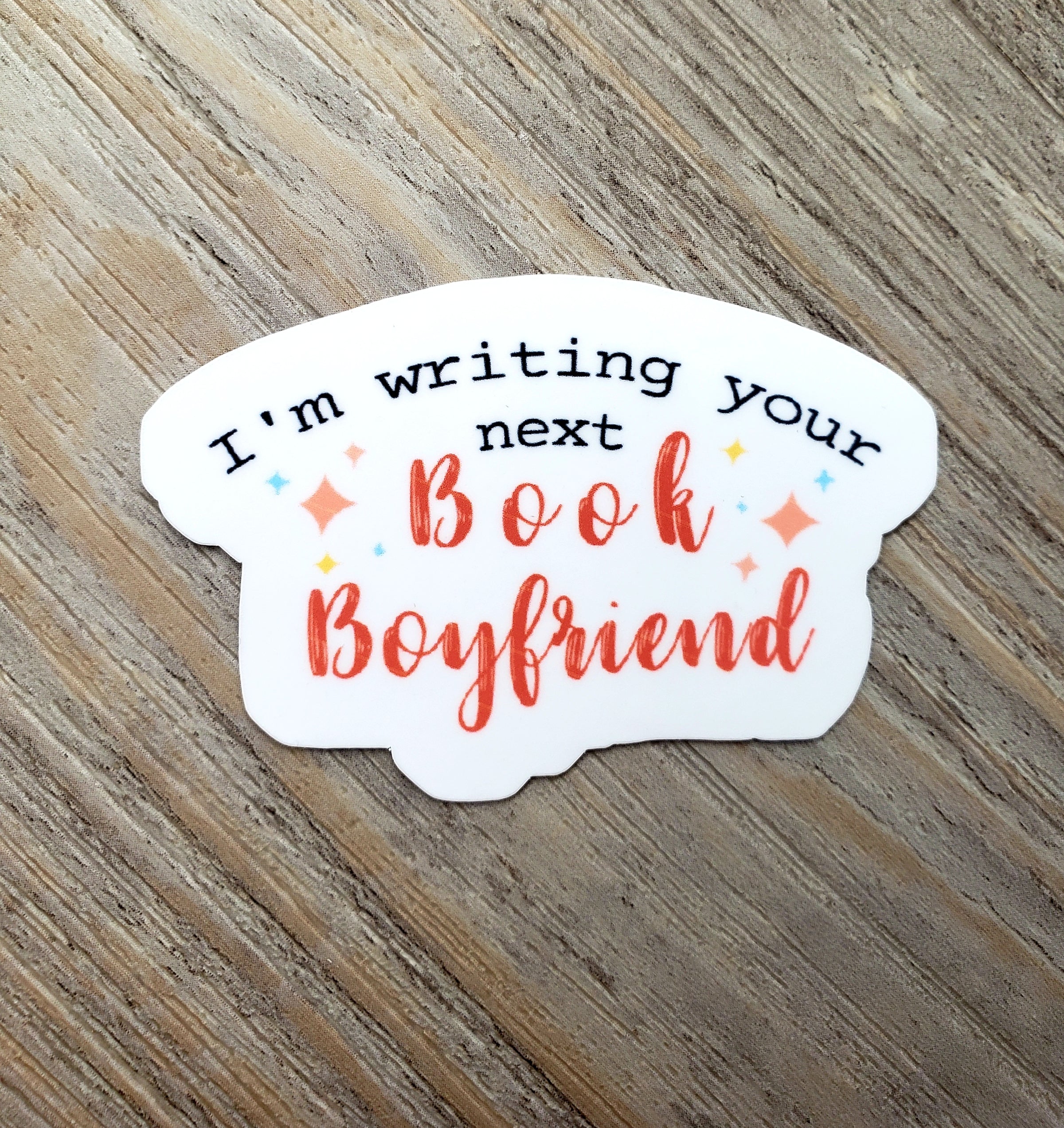 Book Boyfriend Vinyl Sticker