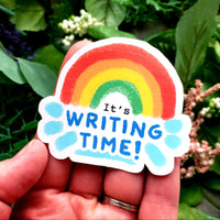 It's Writing Time Vinyl Sticker
