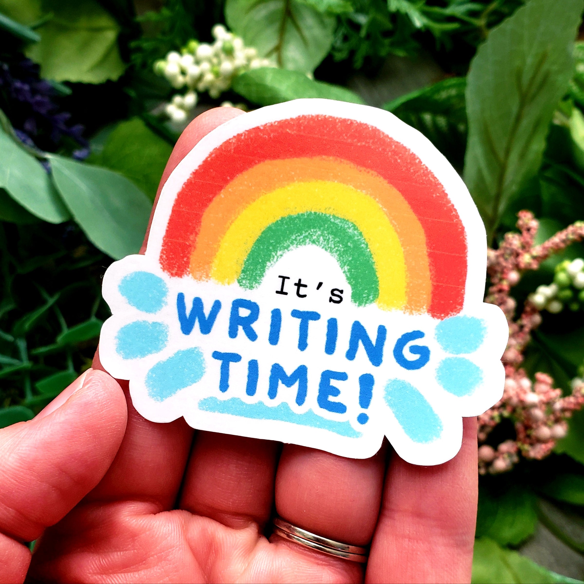 It's Writing Time Vinyl Sticker