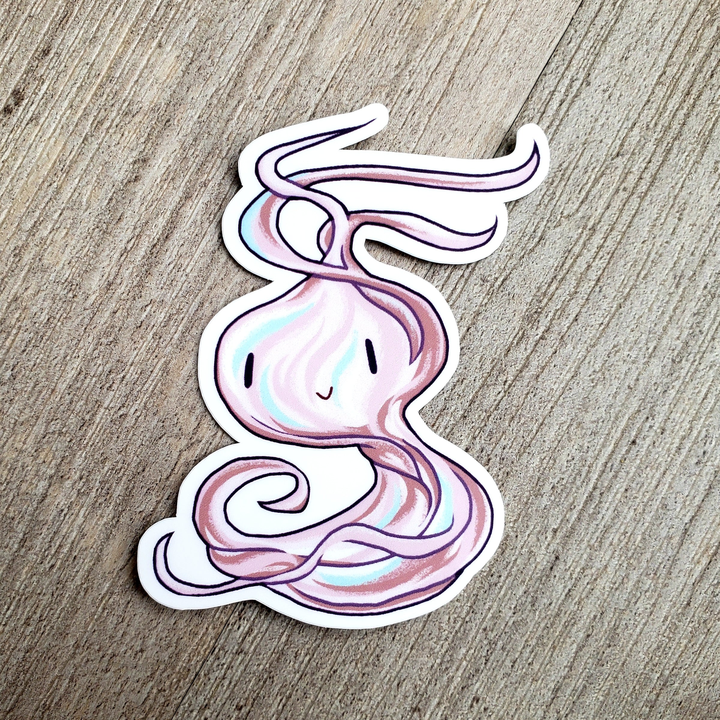 Gusty Wind Nature Spirit Vinyl Sticker