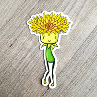 Blooming Dandelion Nature Spirit Vinyl Sticker