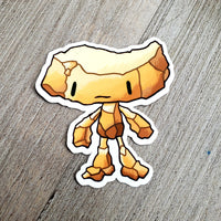 Flat Pebble Nature Spirit Vinyl Sticker