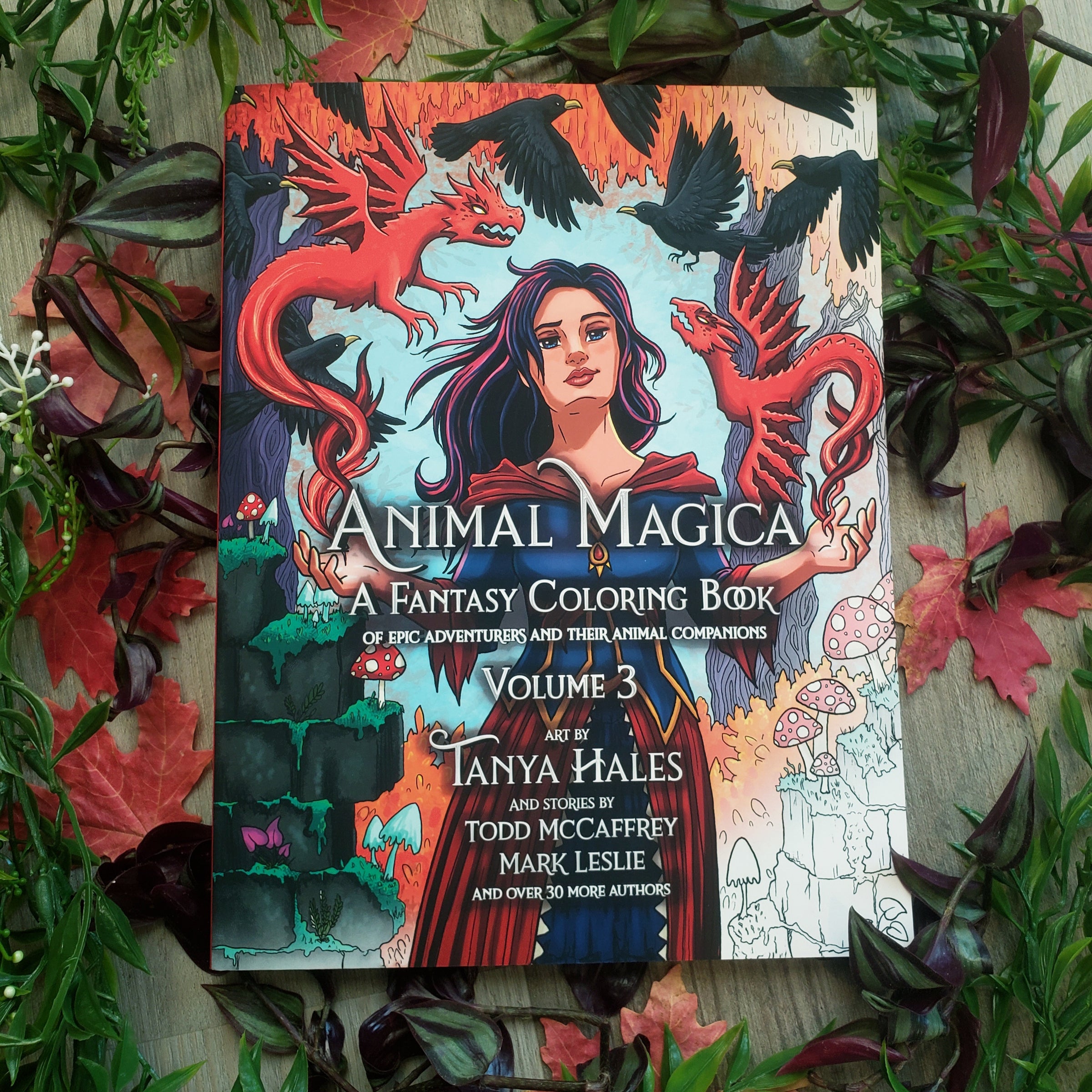 Animal Magica: A Fantasy Coloring Book, volume 3 paperback