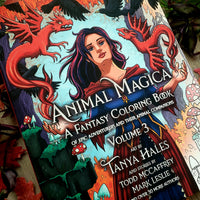 Animal Magica: A Fantasy Coloring Book, volume 3 paperback