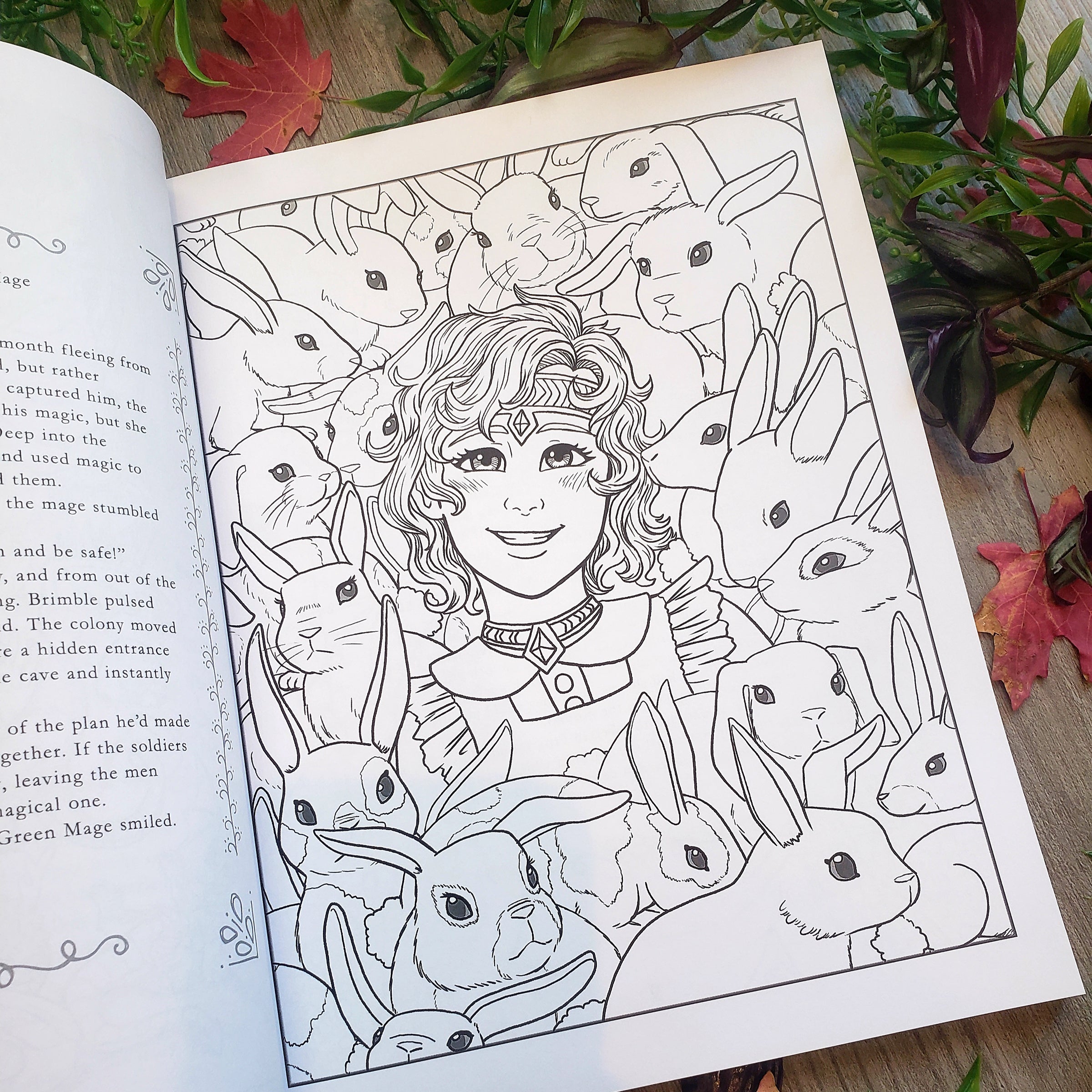 Animal Magica: A Fantasy Coloring Book, volume 3 paperback