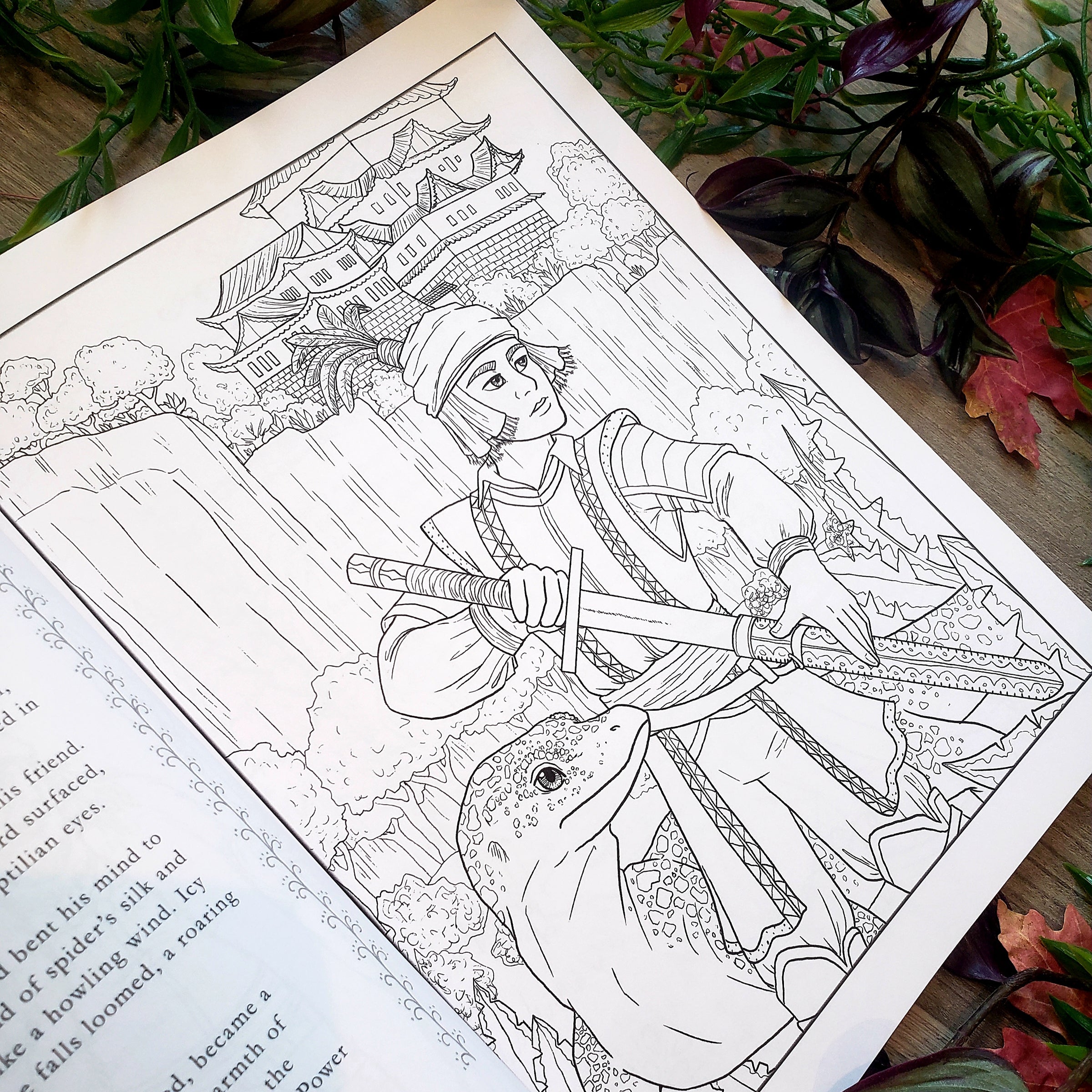 Animal Magica: A Fantasy Coloring Book, volume 3 paperback