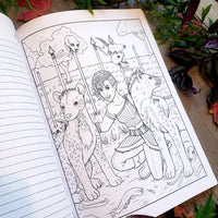 Animal Magica: A Fantasy Coloring Book, volume 3 paperback
