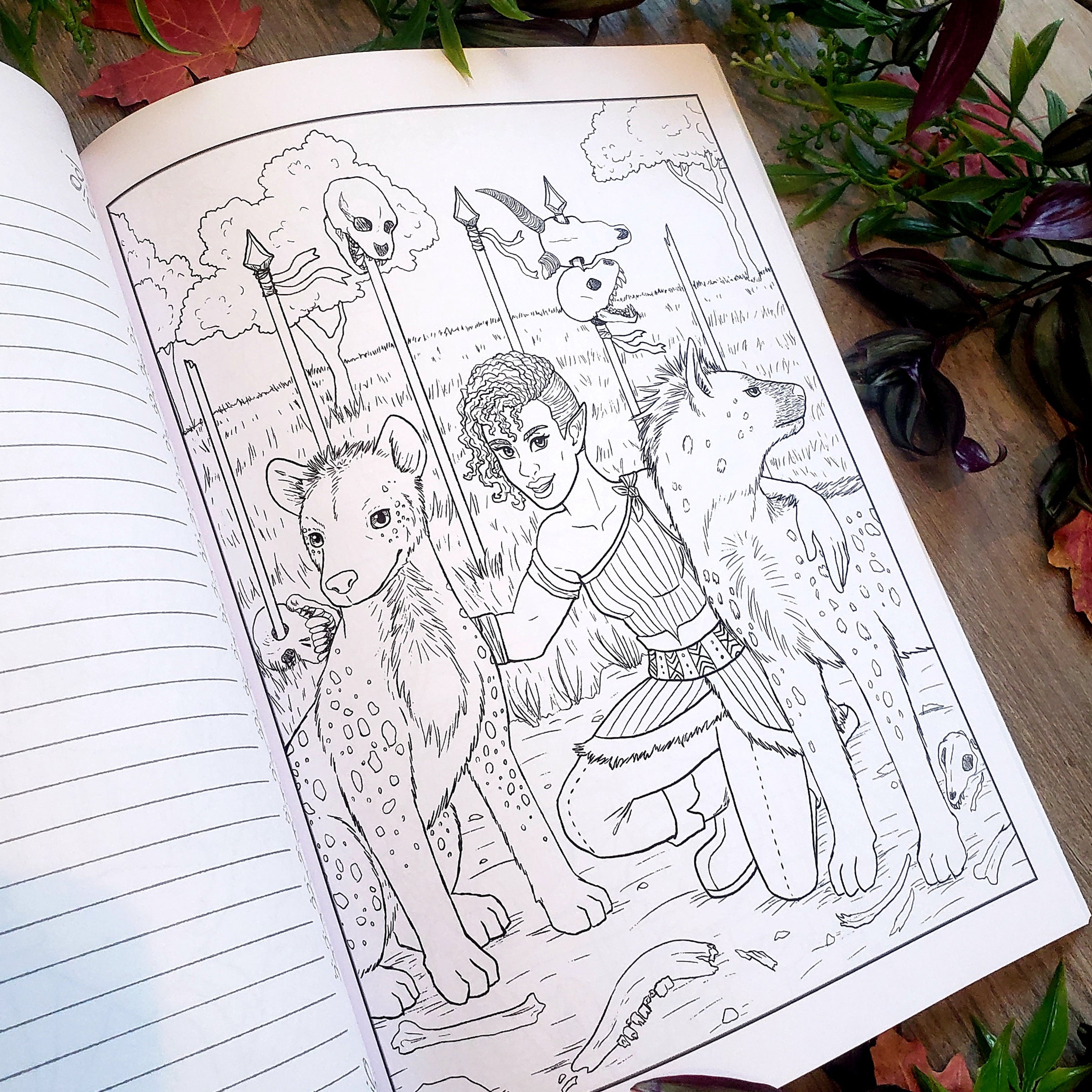 Animal Magica: A Fantasy Coloring Book, volume 3 paperback