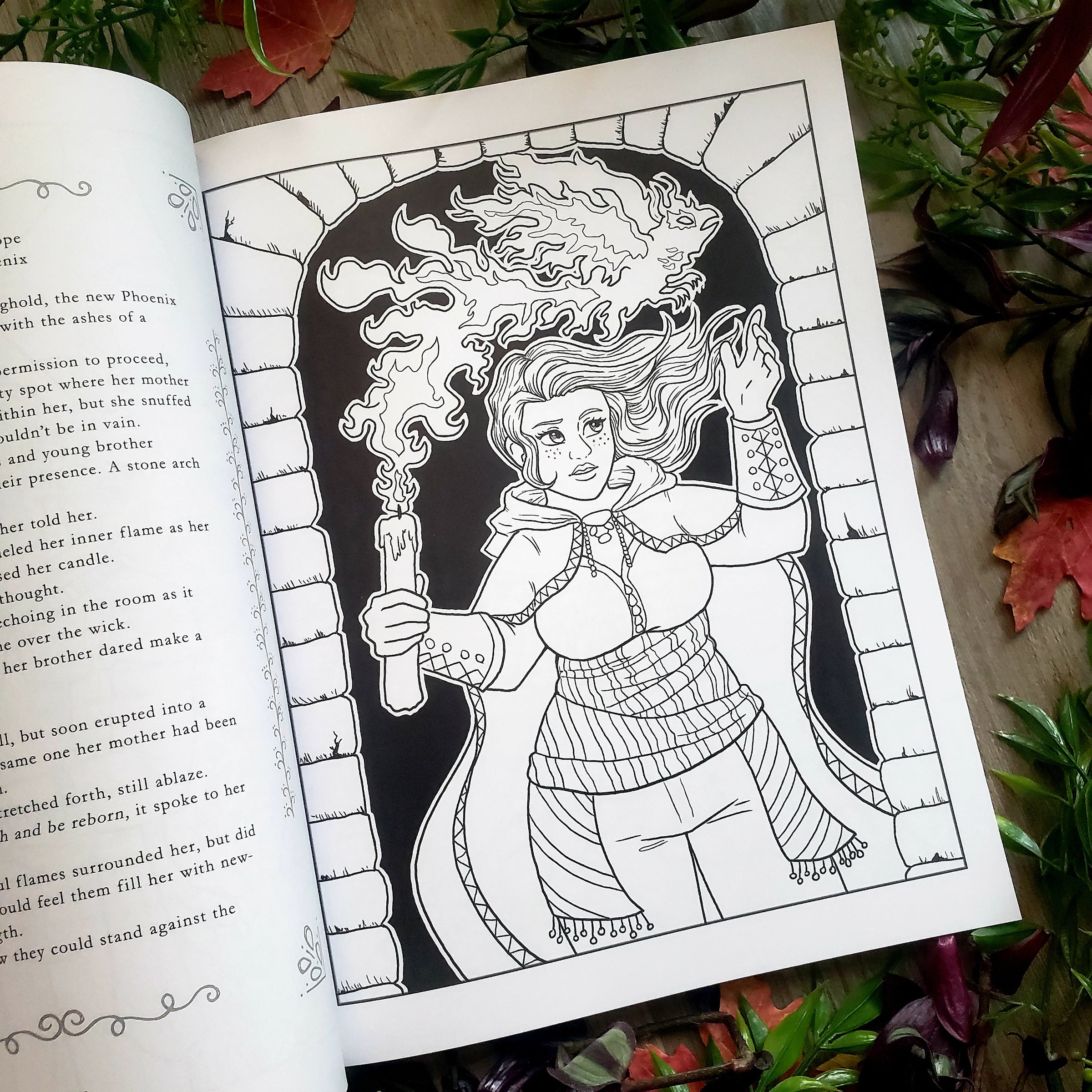 Animal Magica: A Fantasy Coloring Book, volume 3 paperback
