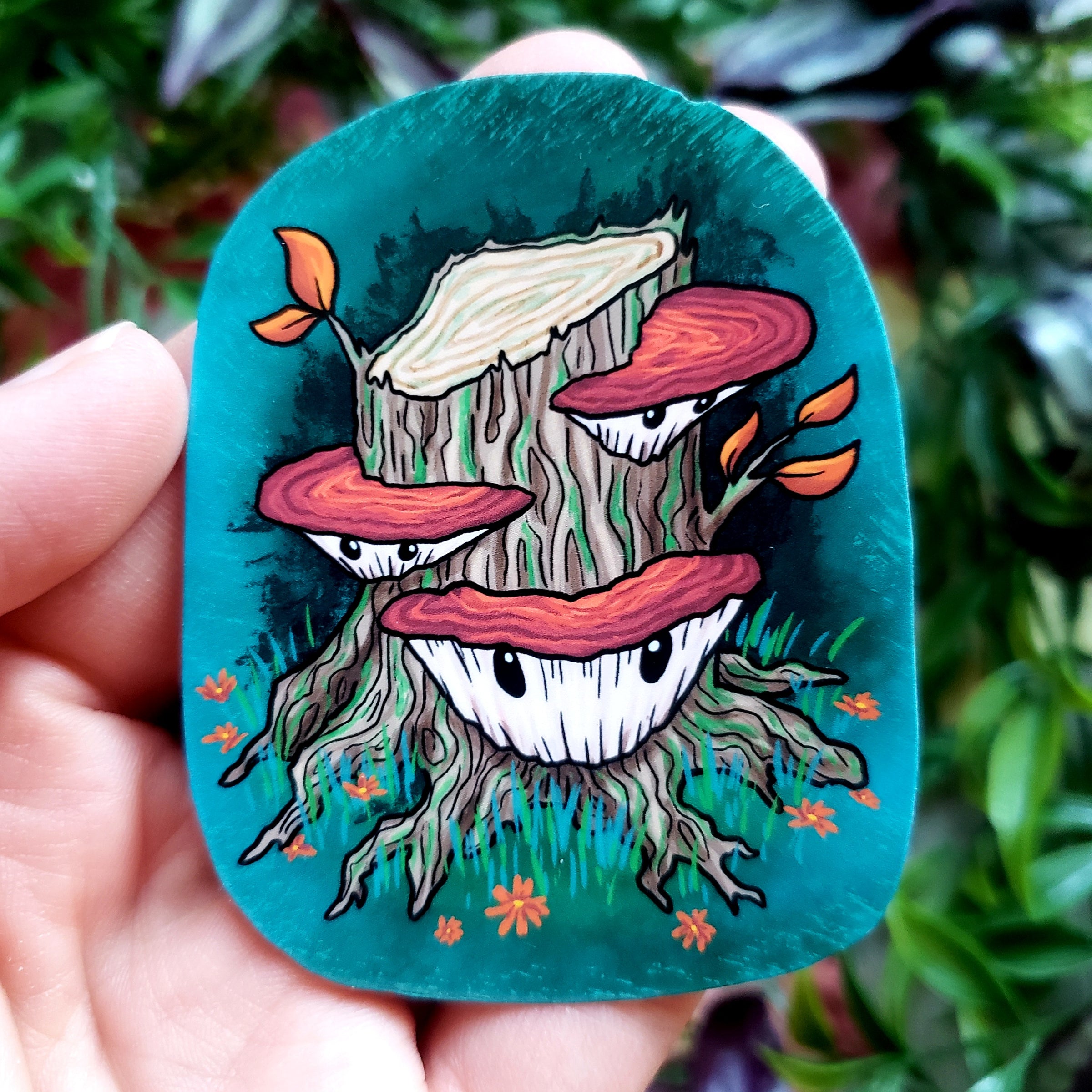 Autumn Mushrooms Vinyl Sticker Set
