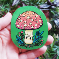 Amanita Autumn Mushroom Vinyl Sticker
