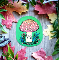 Amanita Autumn Mushroom Vinyl Sticker