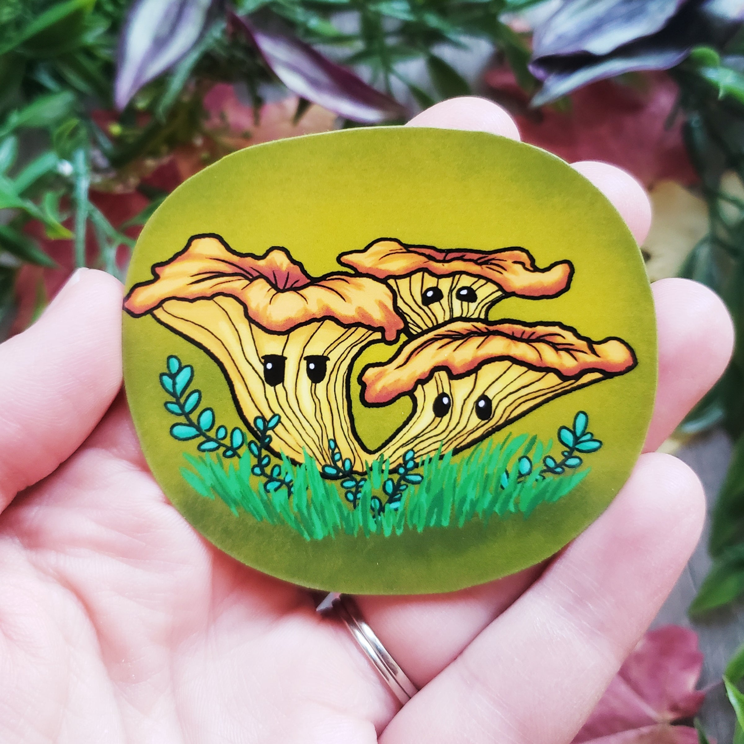 Autumn Mushrooms Vinyl Sticker Set
