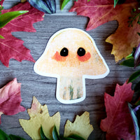 Vintage Halloween Mushroom Spirit Vinyl Sticker