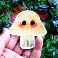 Vintage Halloween Mushroom Spirit Vinyl Sticker