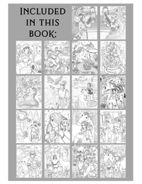Animal Magica: A Fantasy Coloring Book, volume 2 paperback