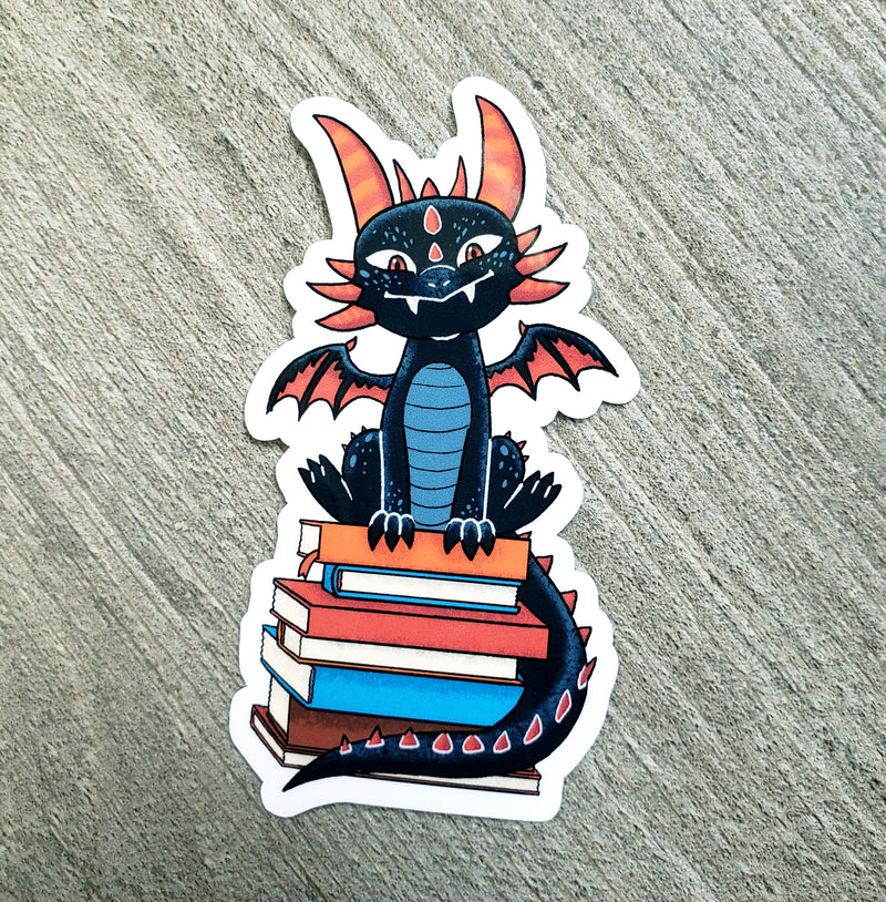 Lord of the Book Tower Vinyl Sticker