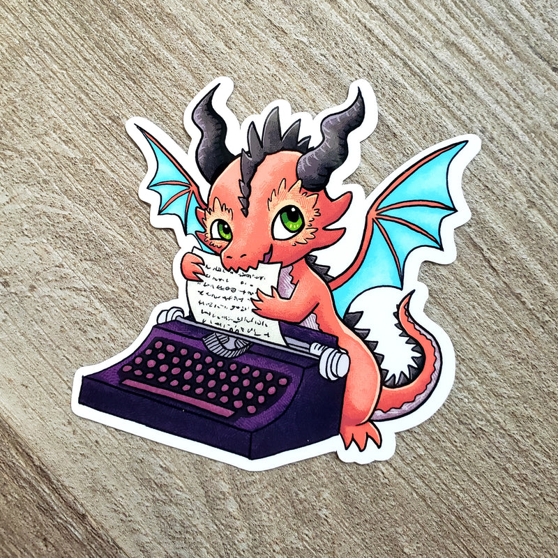 Manuscript Muncher Vinyl Sticker