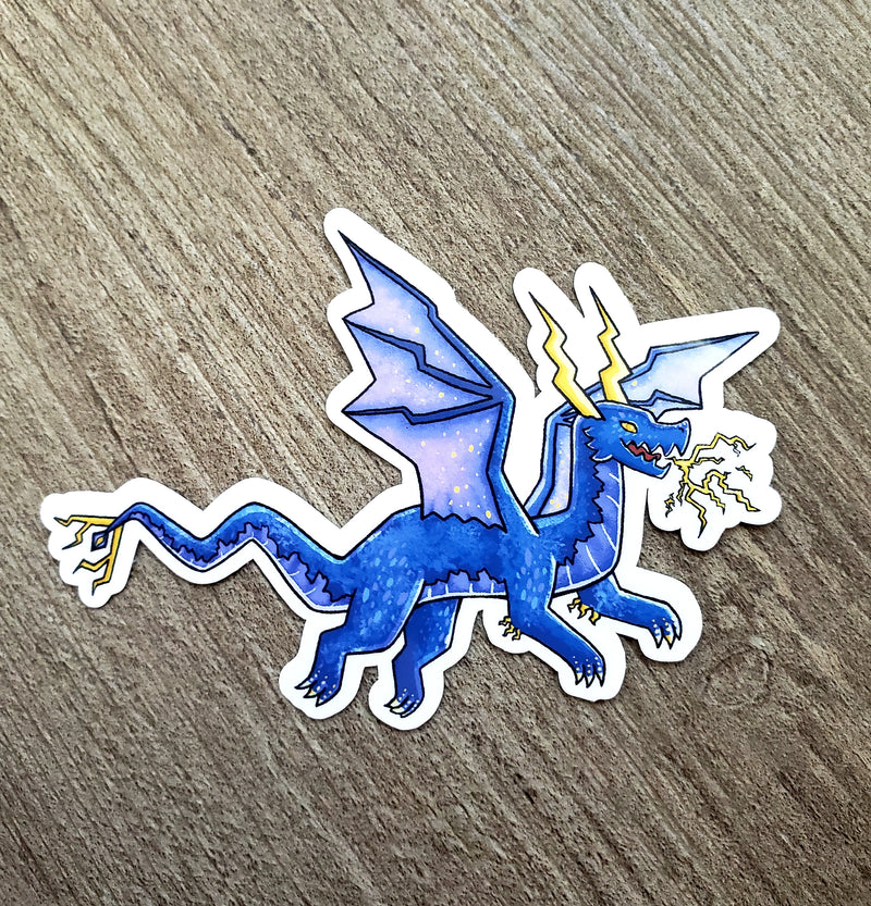 Lightning Dragon Vinyl Sticker