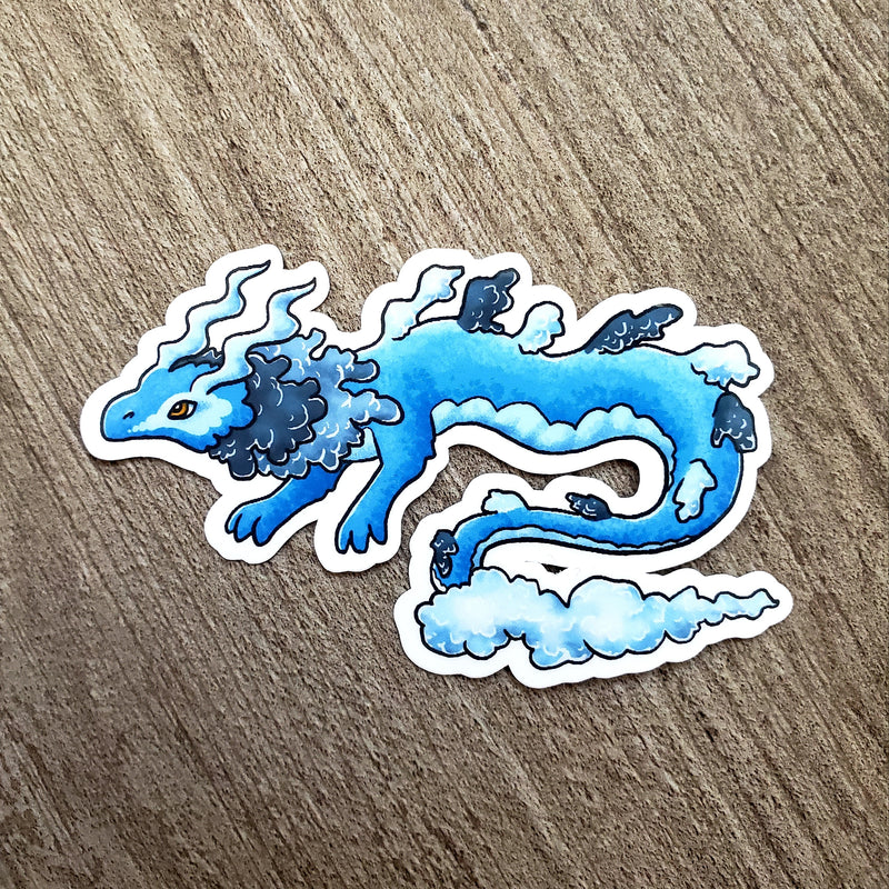 Cloud Dragon Vinyl Sticker