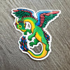 Feathered Dragon Vinyl Sticker