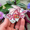 Delivery Dragon Vinyl Sticker