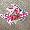 Delivery Dragon Vinyl Sticker