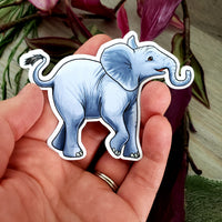 Elephant Vinyl Sticker