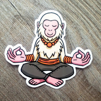 Monkey Monk- Animal Adventurer Vinyl Sticker